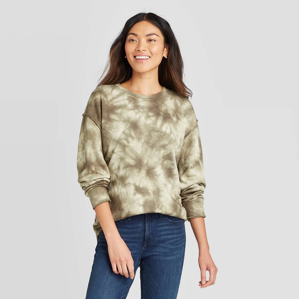 Target Women's Crewneck Sweatshirt | Best Tie-Dye Sweatshirts and ...