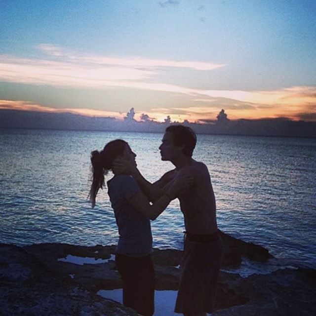 When he wished his wife a happy anniversary and the sunset almost pushed you over the edge.
