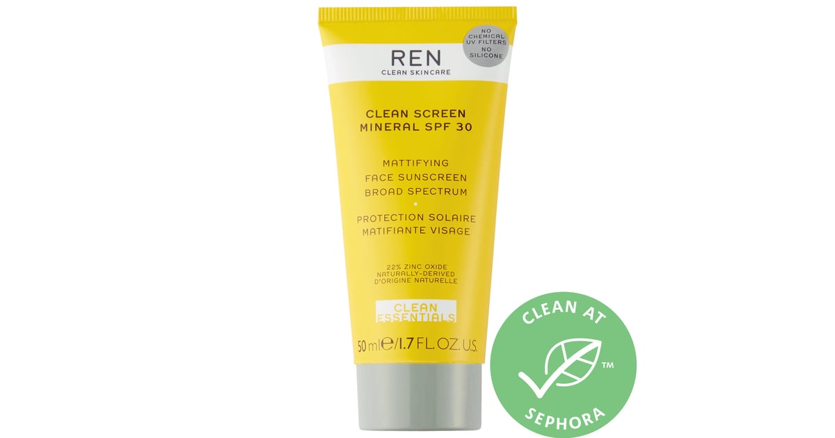 Ren Clean Skincare Clean Screen Mattifying Face Sunscreen ...