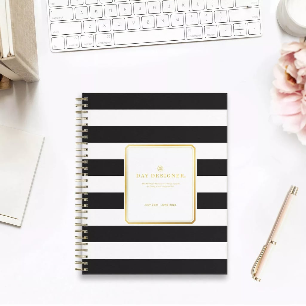 For Hourly Planning: Day Designer 2021-22 Academic Planner in Rugby Stripe Black