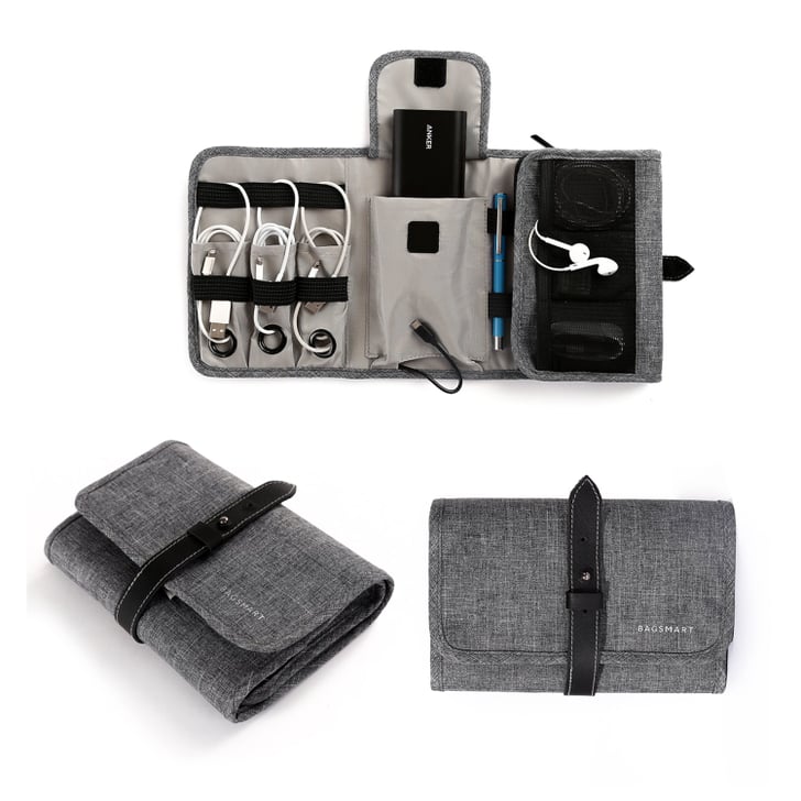 BAGSMART Compact Travel Cable Organizer Best Tech Organizers 2020