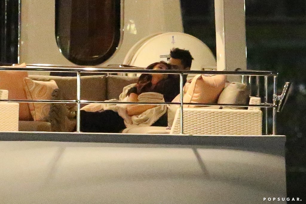 Selena Gomez and The Weeknd Kissing on a Yacht February 2017
