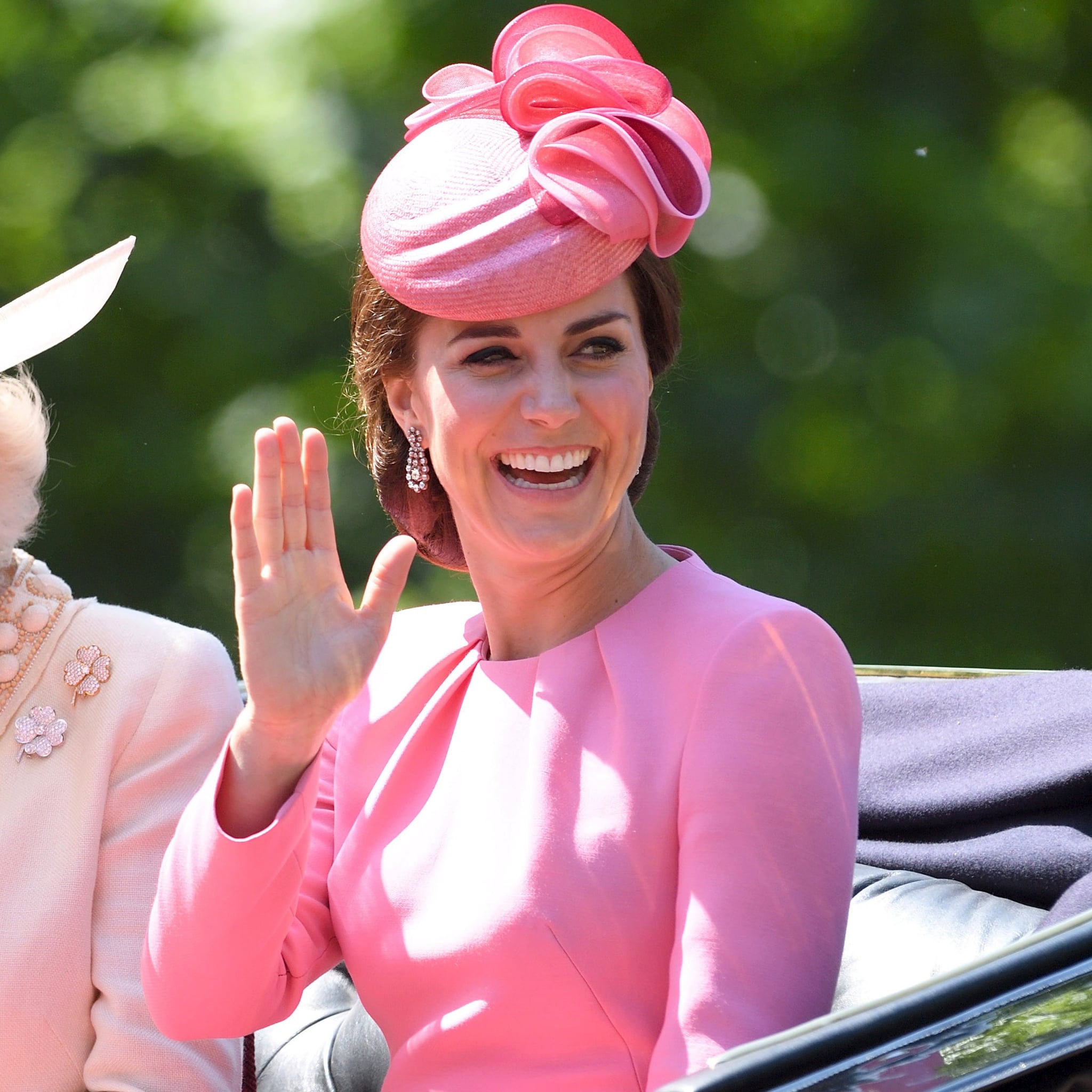 Kate Middleton Wearing Pink Alexander McQueen Dress | POPSUGAR Fashion