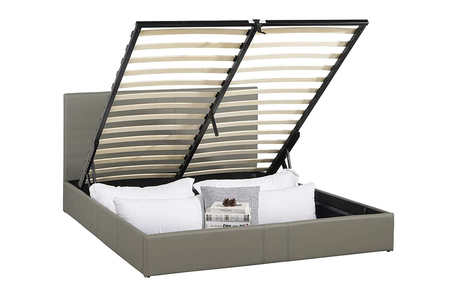 Upholstered Bed Frame With Under Bed Storage 15 Space Saving Beds That Will Make Your Tiny Room Feel Triple The Size Popsugar Home Photo 4
