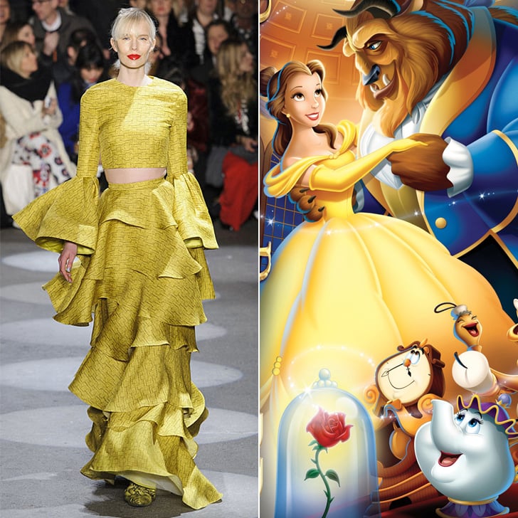 Belle Wearing Christian Siriano