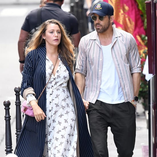 Blake Lively's White Floral Shirtdress With Ryan Reynolds