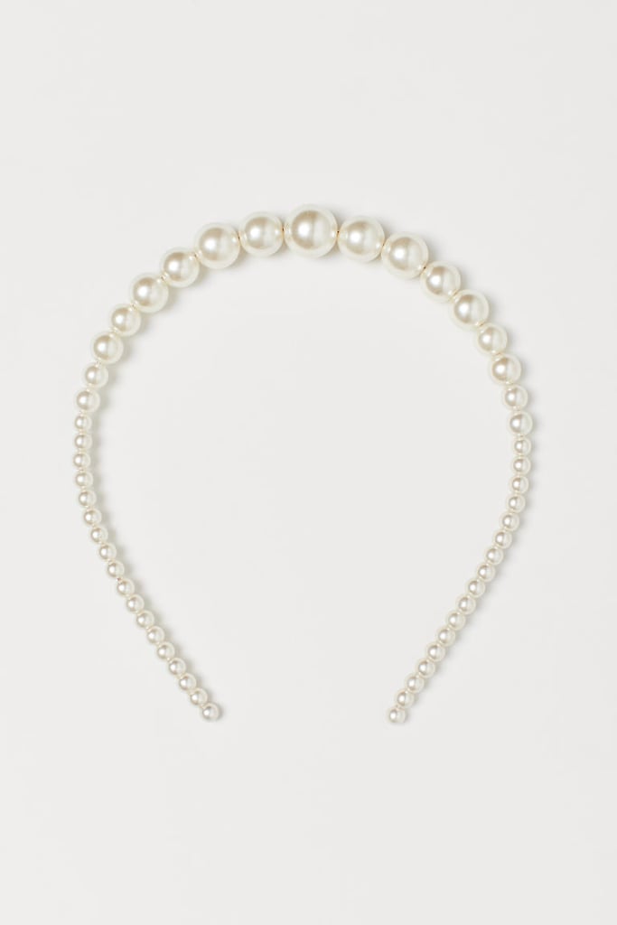 H&M Beaded Pearl Hairband