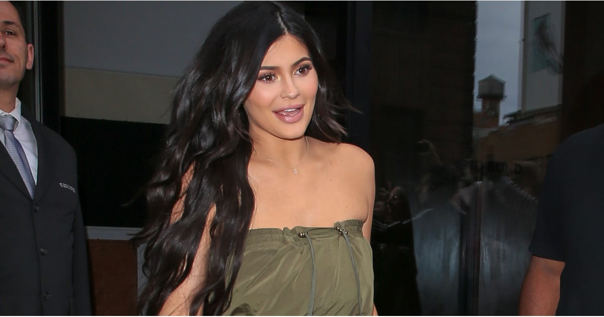 kylie jenner green jumpsuit