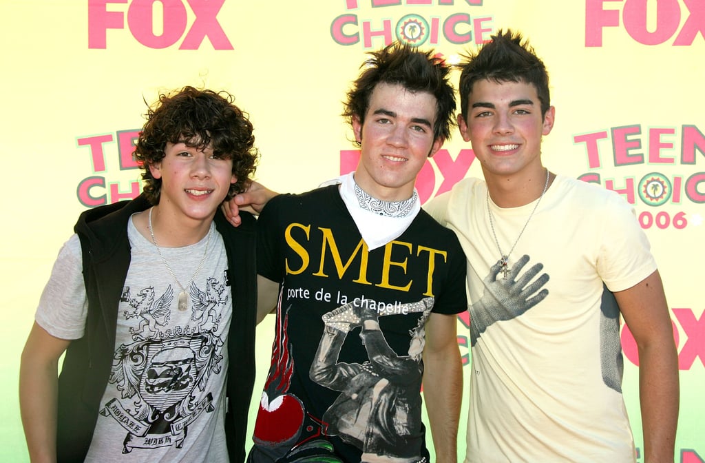 The Jonas Brothers at the Teen Choice Awards in 2006