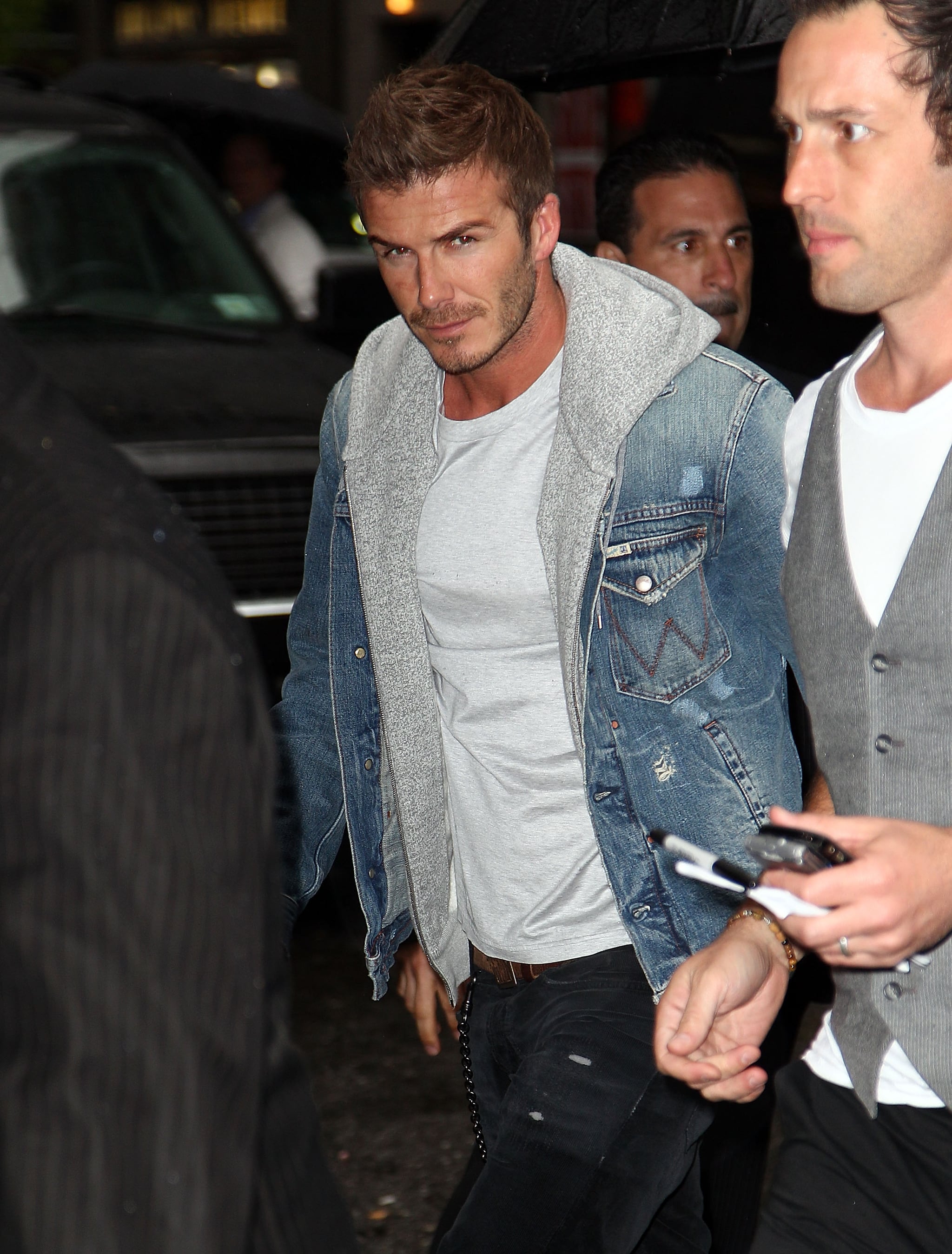 Beckham David в джинсовке