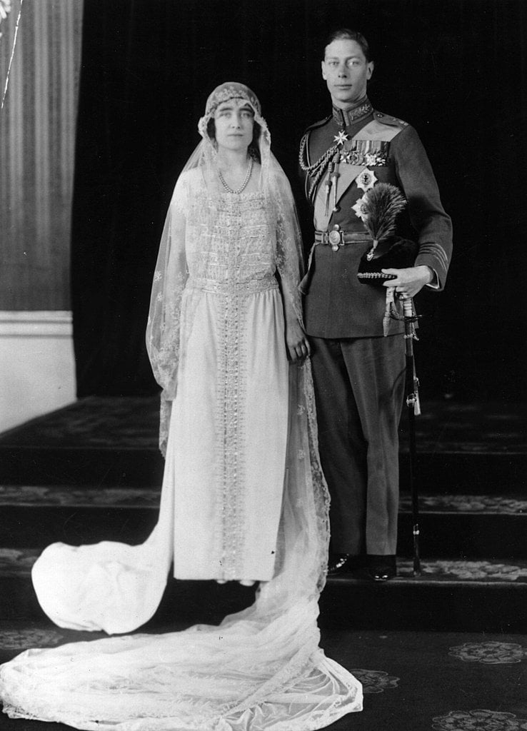 Prince Albert and Lady Elizabeth Bowes-Lyon
The Bride: Lady Elizabeth Bowes-Lyon.
The Groom: Prince Albert, who would become King George VI.
When: April 26, 1923.
Where: Westminster Abbey. The BBC's request to broadcast the ceremony was rejected.