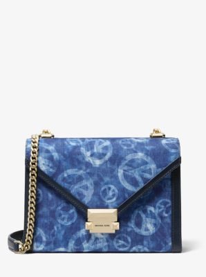 Michael Michael Kors Whitney Large Peace Tie-Dye Convertible Shoulder Bag