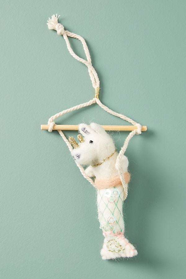 Mermaid Unicorn Ornament