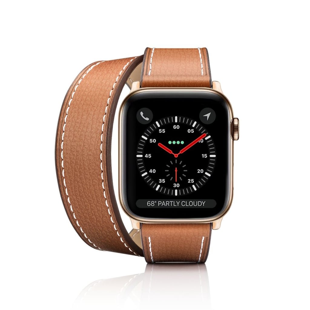A Leather Apple Watch Band That's a Double-Tour Style