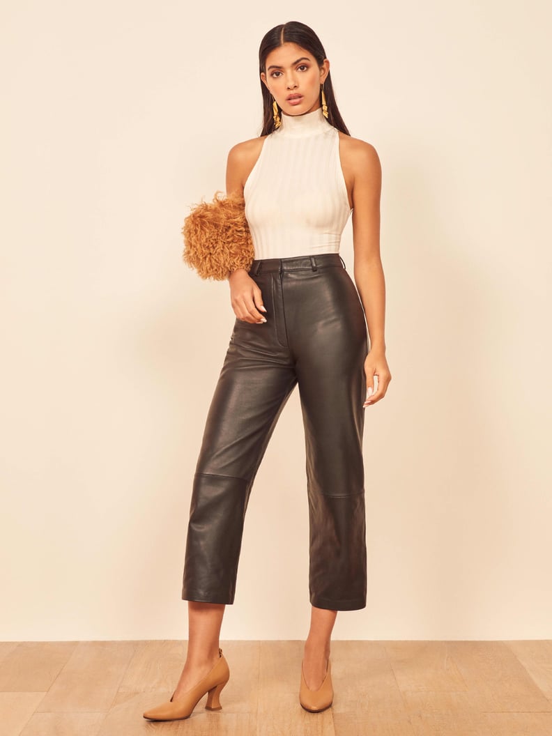 Reformation Veda Leather Pants