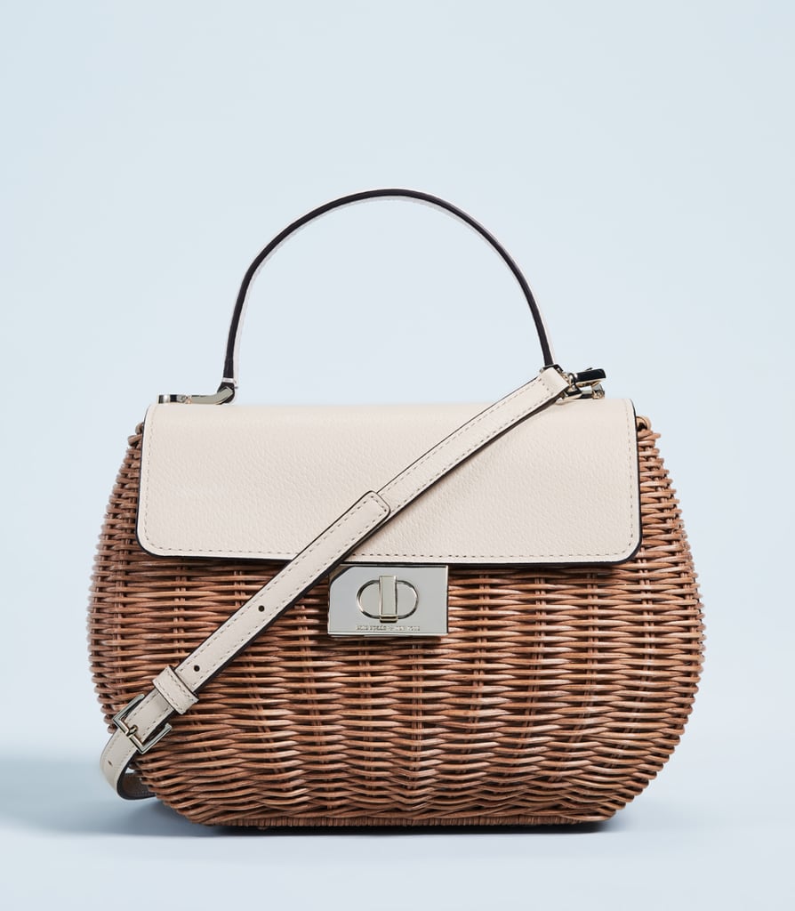 Kate Spade Straw Justina Satchel Best Straw Bags 2018 POPSUGAR
