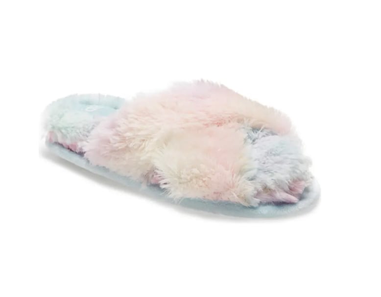 BP. Sophie Criss Cross Plush Bedroom Slippers