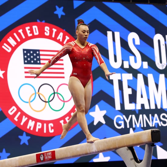 Gymnast Emily Lee Climbs A Rope After Achilles Surgery