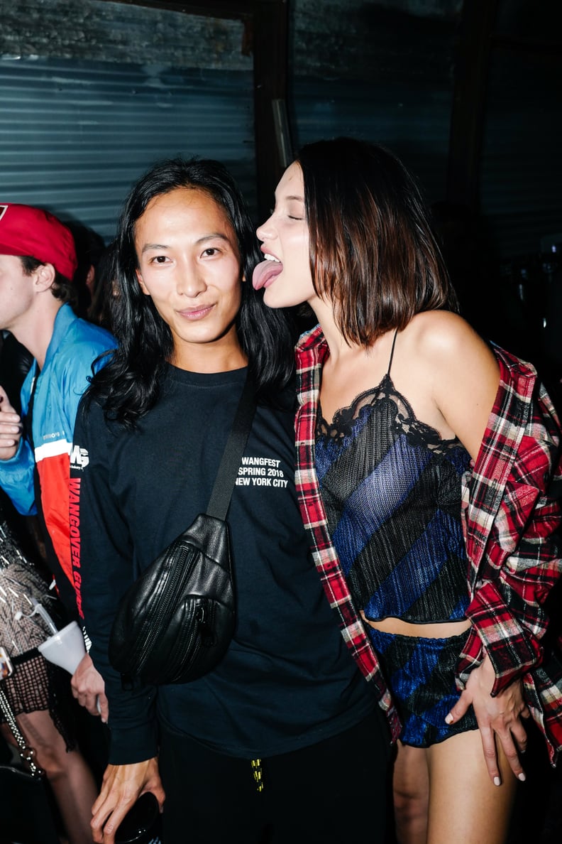 The Supermodel Partied With the Designer Himself at His #WangFest