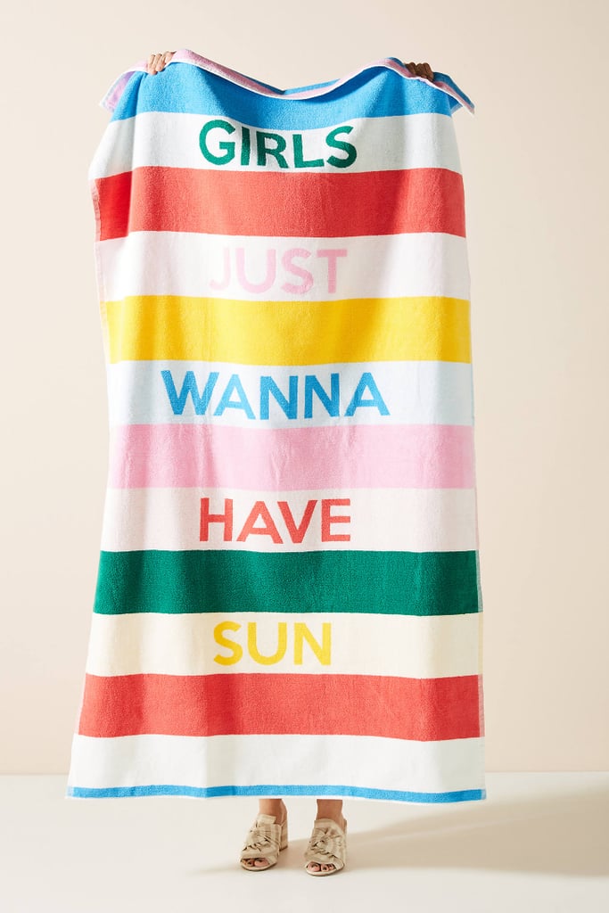 Anthropologie Girls Wanna Sun Beach Towel