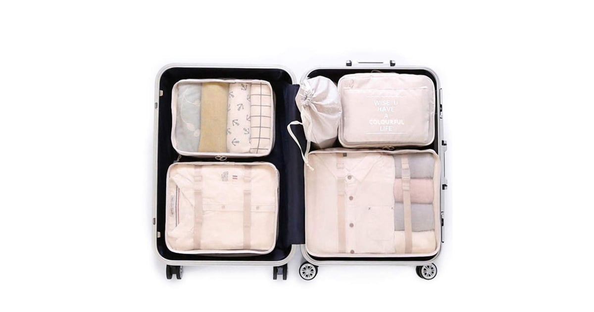 OEE 6Piece Luggage Packing Organizer Best Packing Cubes POPSUGAR
