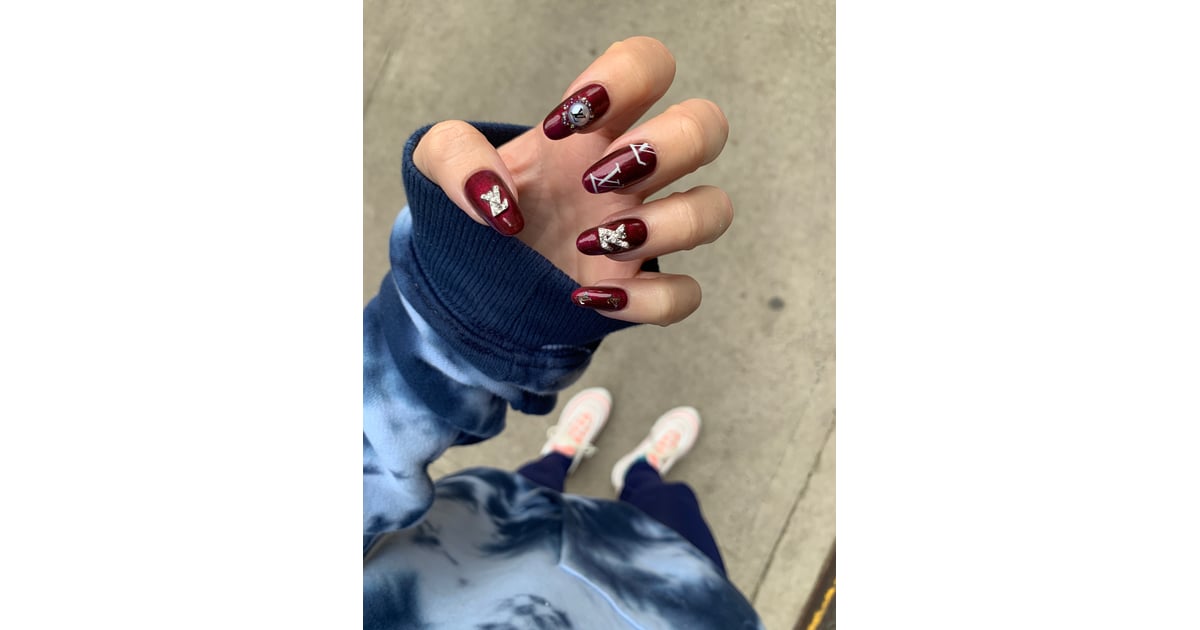 Alexa Lurias Louis Vuitton Nail Art | Ariana Grandes BFF Best Nail Looks | POPSUGAR Beauty Photo 13 Alexa Lurias Louis Vuitton... 