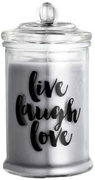 Scented Candle in Glass Jar ($10)