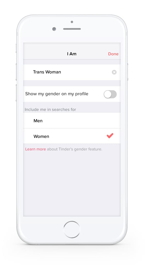 In addition, anyone can control which gender they come across while swiping away.