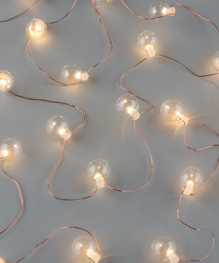 bubble lights white wire