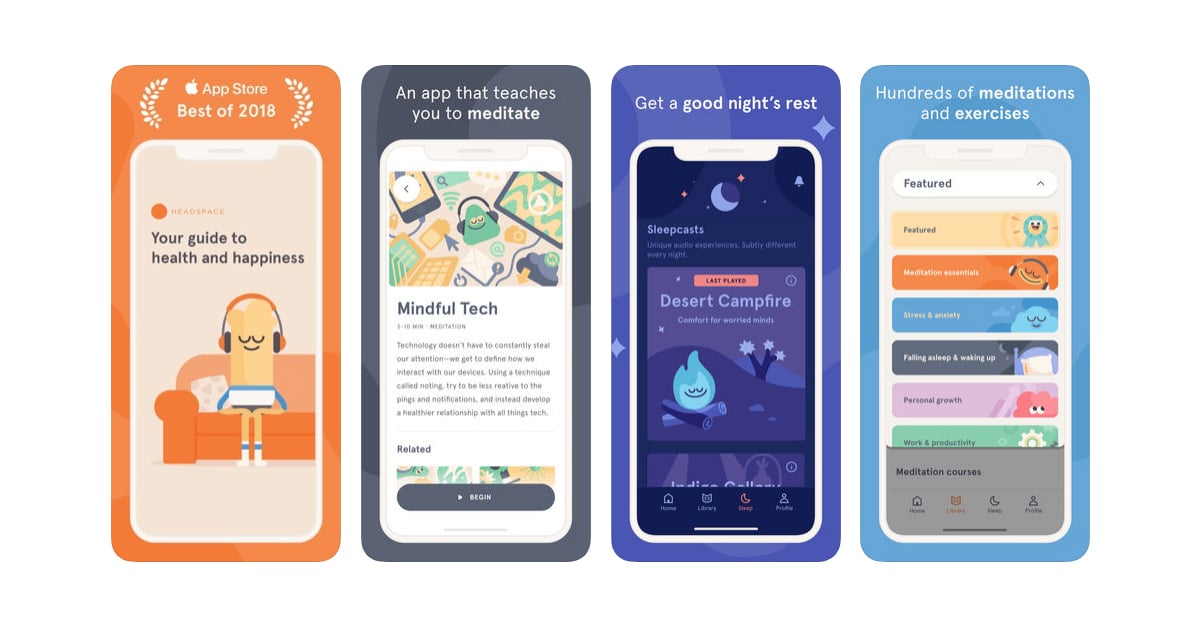 Headspace Meditation and Sleep Best Apps For Mental Health
