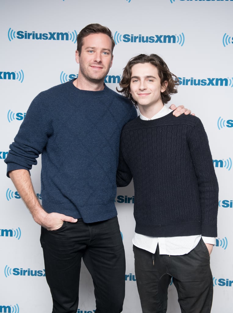 Armie Hammer and Timothee Chalamet Pictures