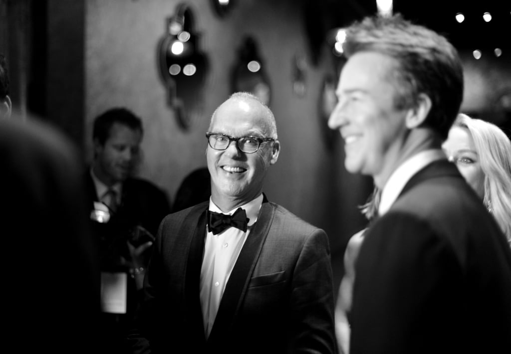 Michael Keaton and Edward Norton