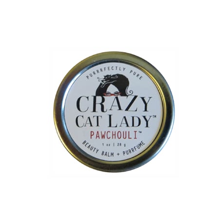 Crazy Cat Lady Pawchouli Beauty Balm and Purrfume