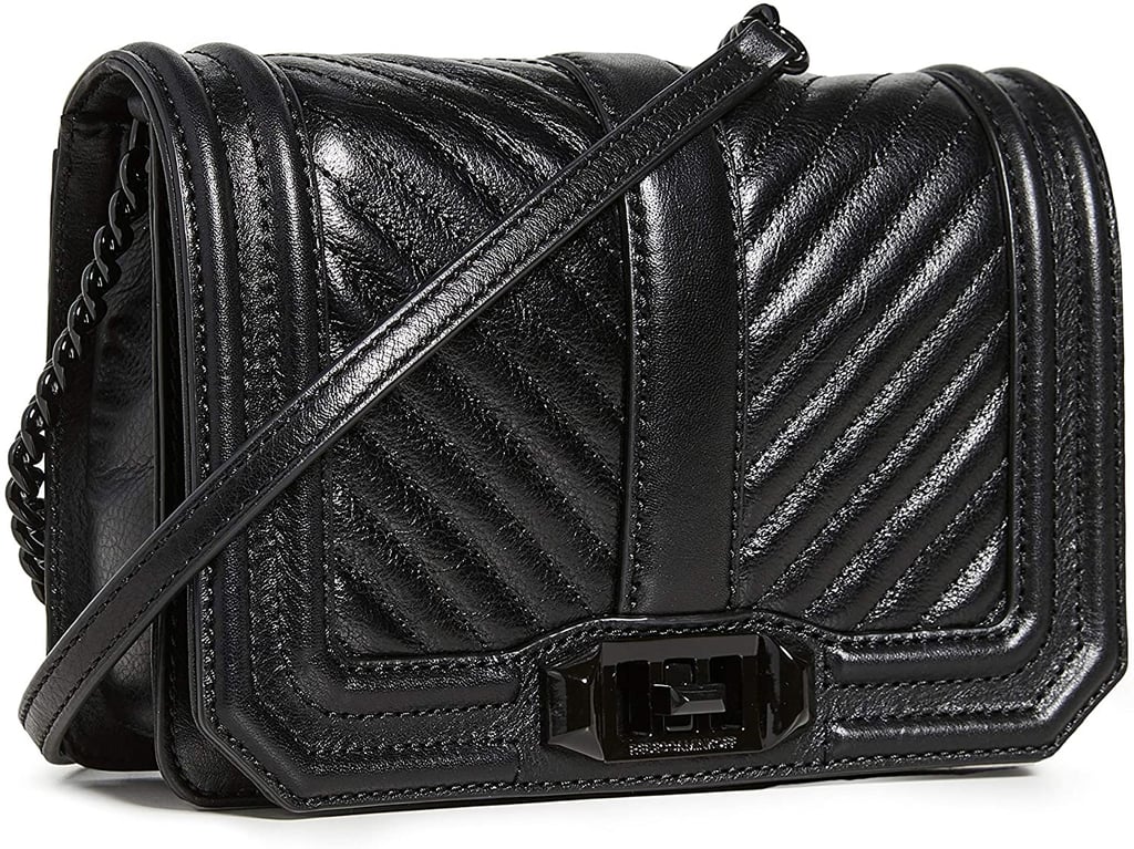 Rebecca Minkoff Chevron Quilted Small Love Crossbody Bag