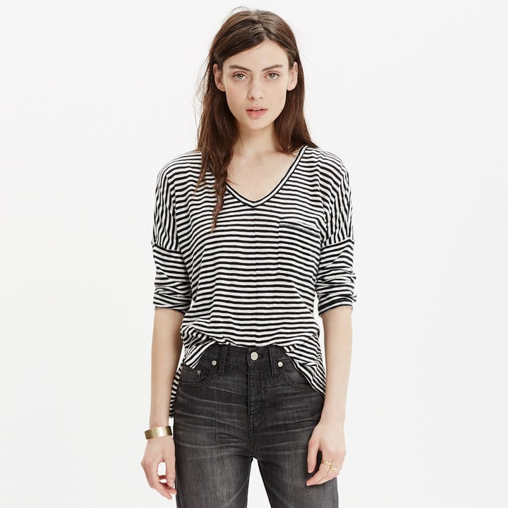 Madewell Melody Pocket Tee in Stripe ($55)