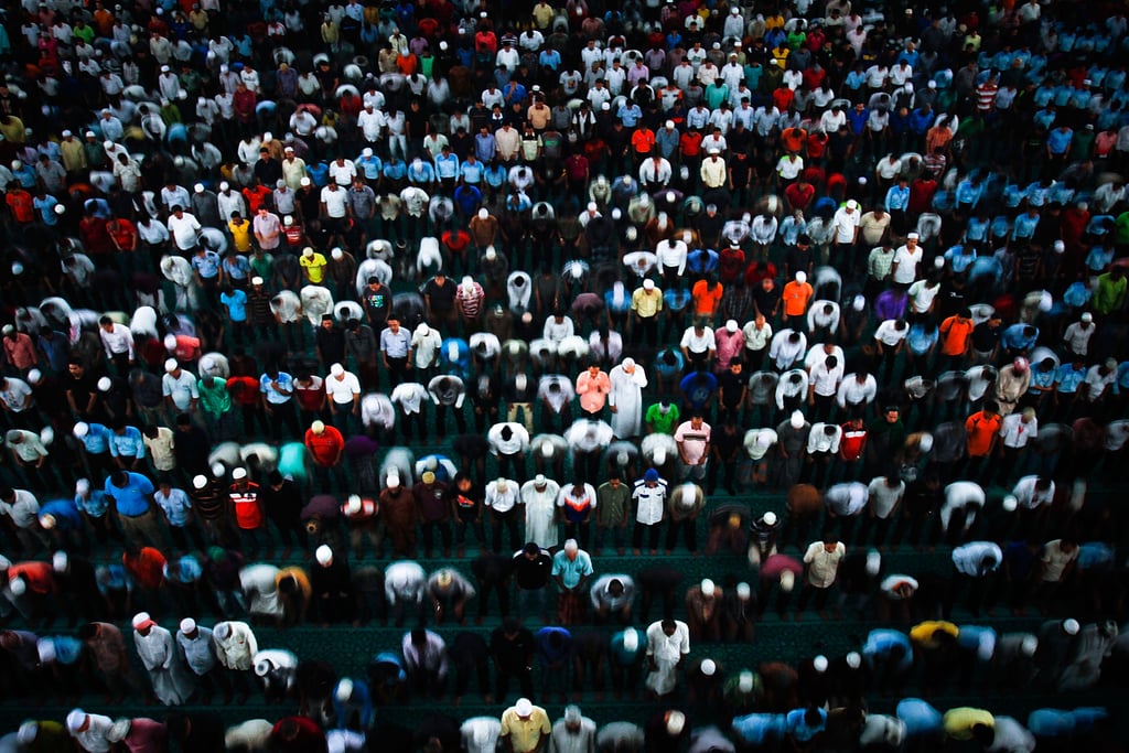 A large group of concerned people gathered for a prayer in Kuala Lumpur, Malaysia, on Friday.