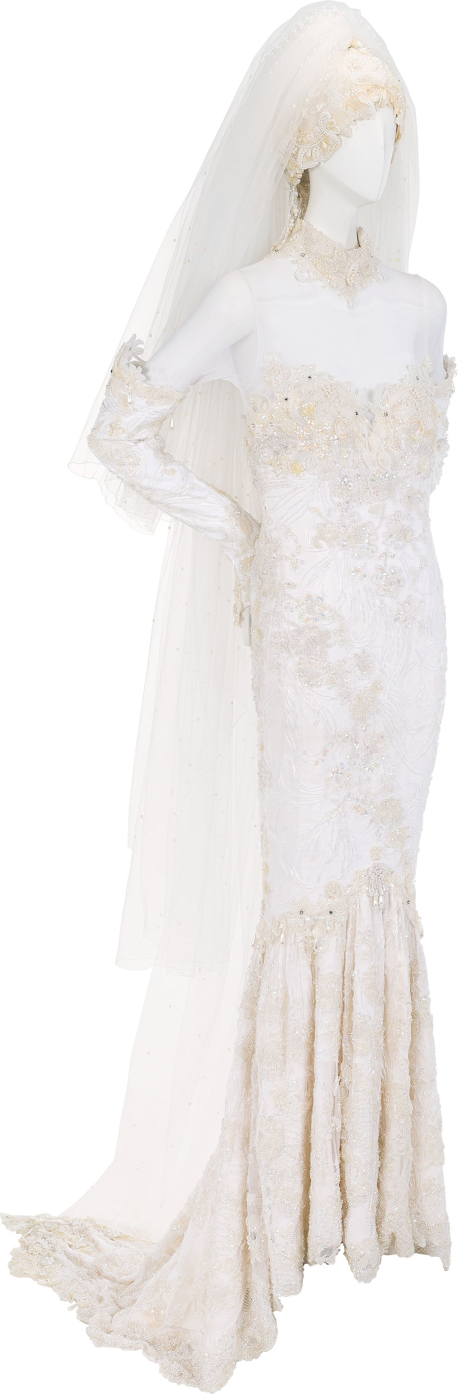 Whitney Houston's Wedding Dress up For Auction | PS Fashion