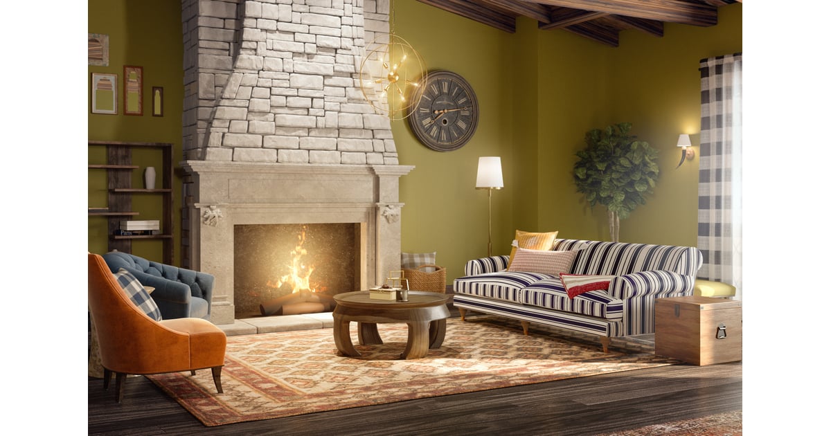 Harry Potter-Inspired Transitional-Style Living Room | Try ...