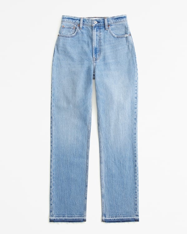 Abercrombie Curve Love Ultra High Rise 90s Straight Jean