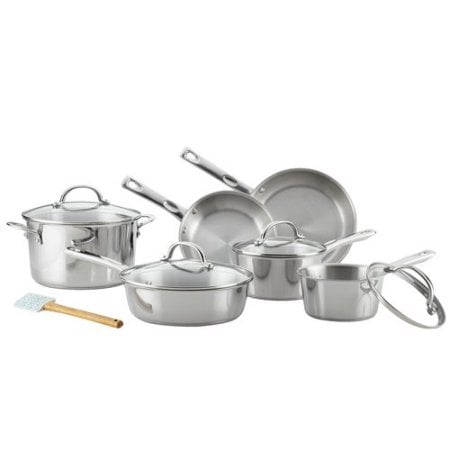 Ayesha Curry 11-Piece Stainless Steel Cookware Set
