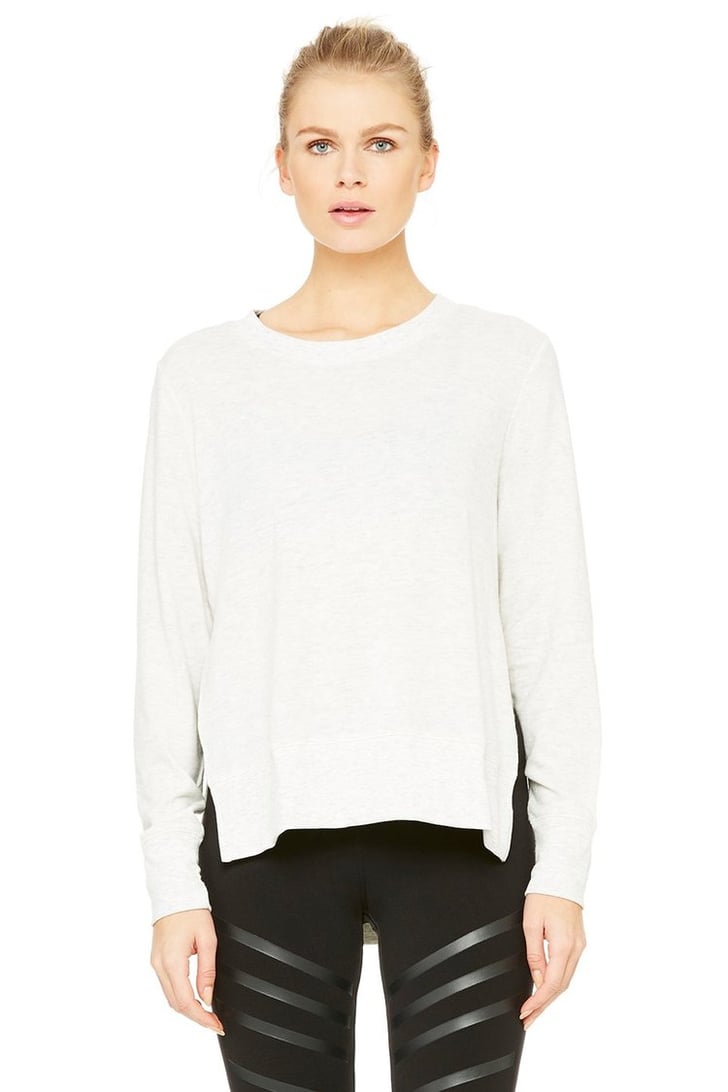 Alo Glimpse Long Sleeve Top The Best Alo Yoga Clothes on Sale