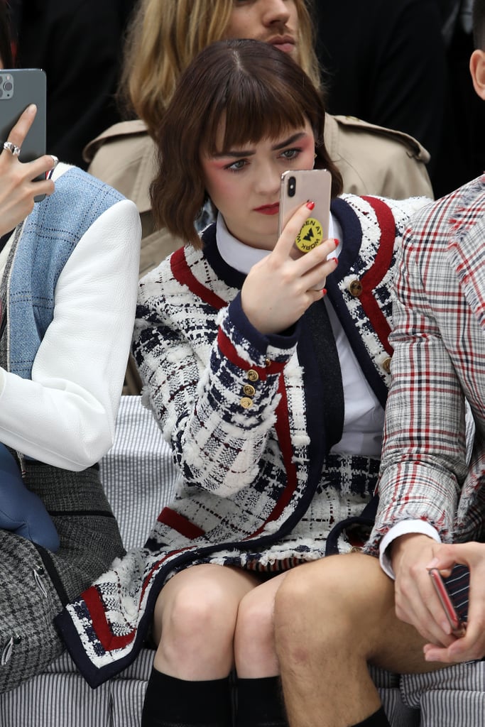 Maisie Williams and Her Boyfriend in Matching Eye Shadow