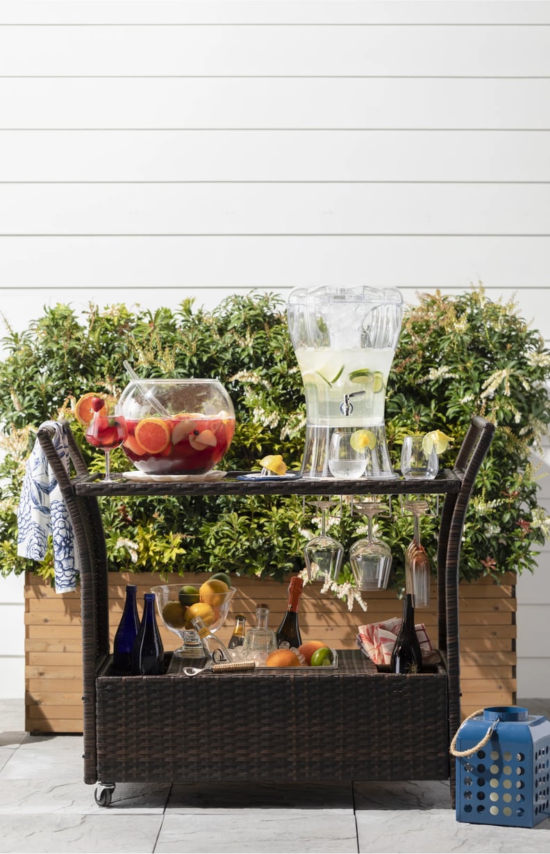 An Outdoor Bar Cart