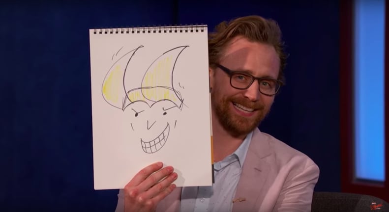 Tom Hiddleston's Drawing of Loki