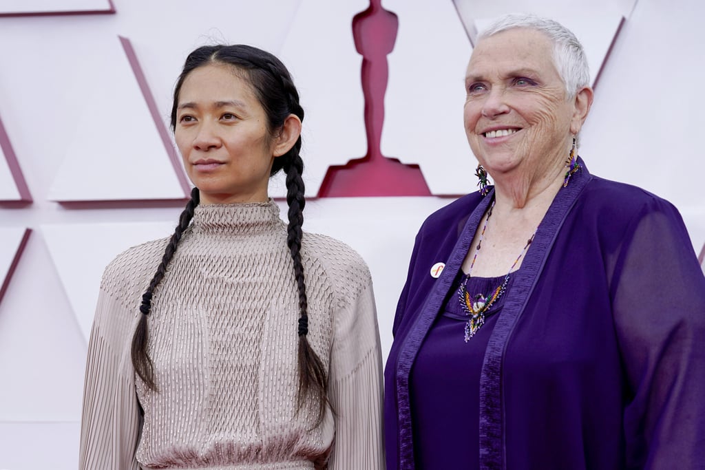 Chloé Zhao's Braids and No Makeup at the Oscars 2021
