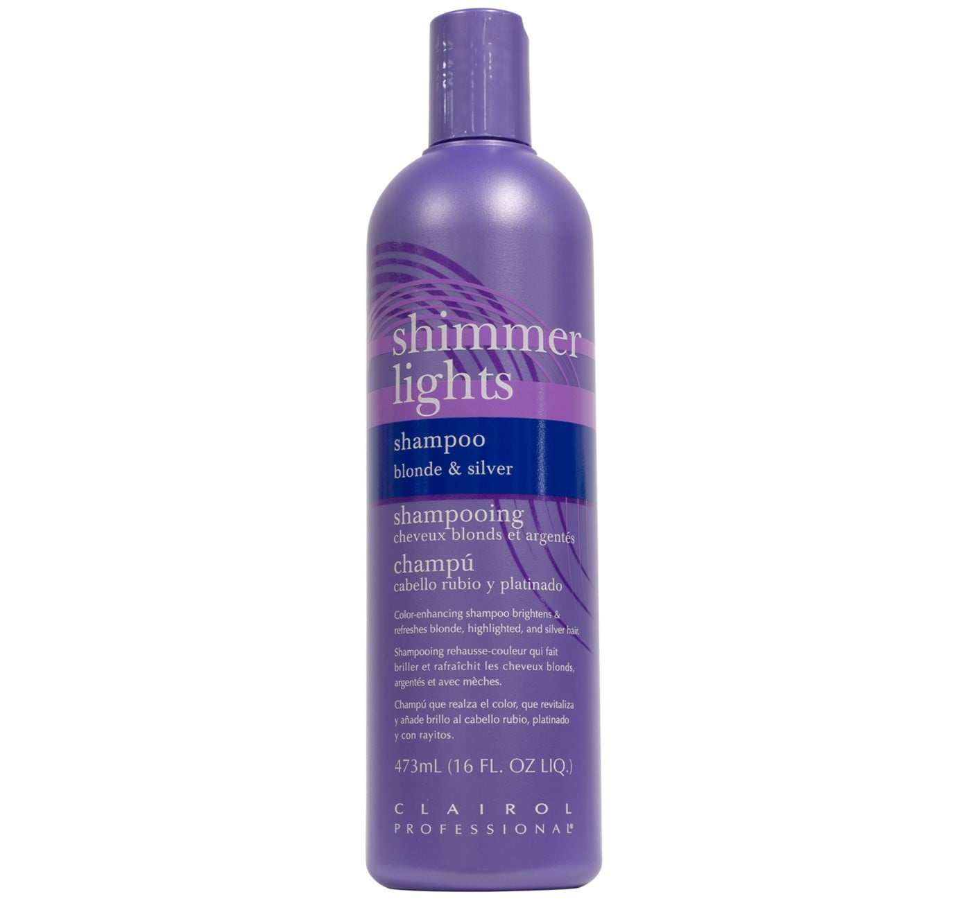 Clairol Professional Shimmer Lights Blonde Silver Shampoo 22