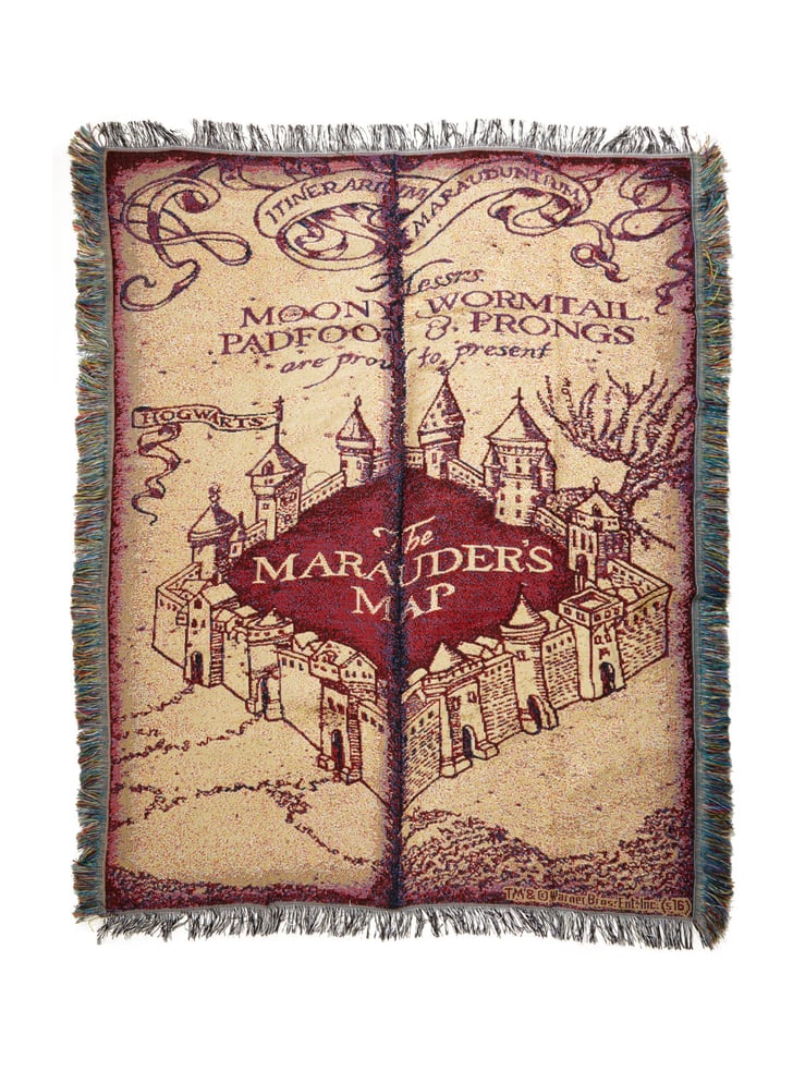 Marauder Map Throw Blanket 37 