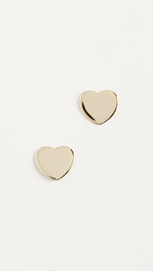 Shashi Solid Heart Studs