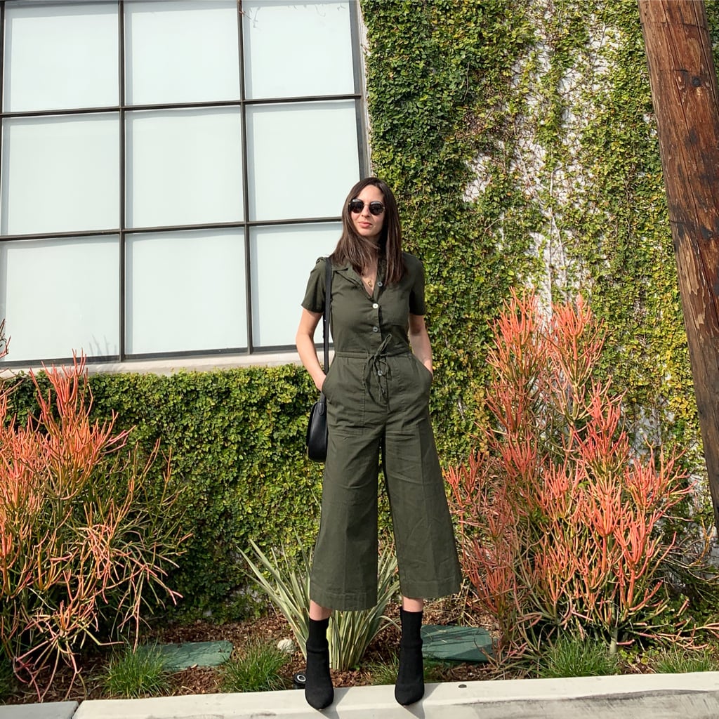 POPSUGAR Cropped Wide-Leg Jumpsuit