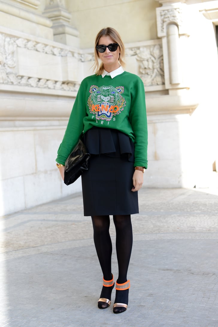 Wear Your Sweatshirt to Work How to Change Up Your Style POPSUGAR